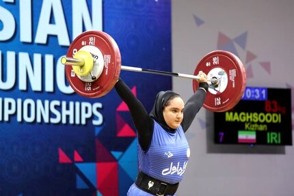 سه برنز دختر وزنه‌بردار ایران در دسته ۸۷ کیلوگرم وزنه‌برداری قهرمانی آسیا ۲۰۲۴ 