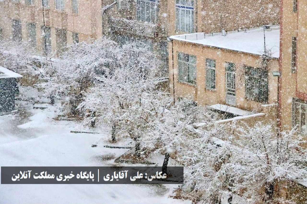 طراوت زمستانی ارومیه با اولین برف سال