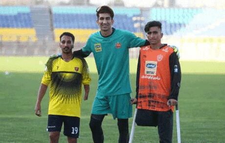 حضور ۲ استعداد برنامه «عصر جدید» در تمرین پرسپولیس