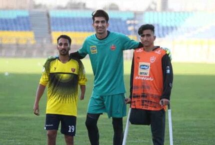 حضور ۲ استعداد برنامه «عصر جدید» در تمرین پرسپولیس