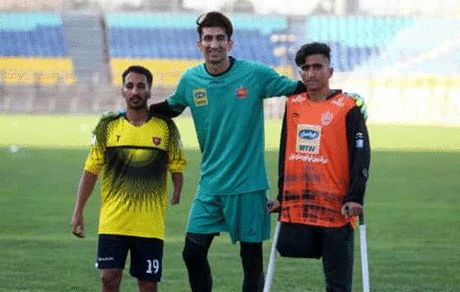 حضور ۲ استعداد برنامه «عصر جدید» در تمرین پرسپولیس