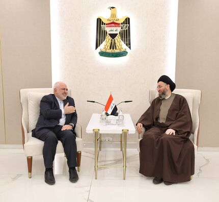 ظریف با رهبر جریان حکمت ملی عراق دیدار و گفت و گو کرد