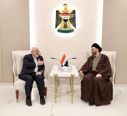 ظریف با رهبر جریان حکمت ملی عراق دیدار و گفت و گو کرد
