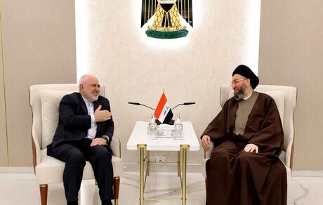 ظریف با رهبر جریان حکمت ملی عراق دیدار و گفت و گو کرد