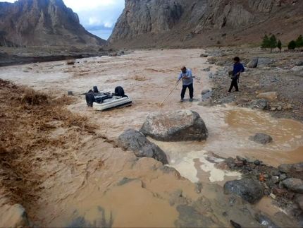 جان باختن دو نفر در سیل شهرستان تفت