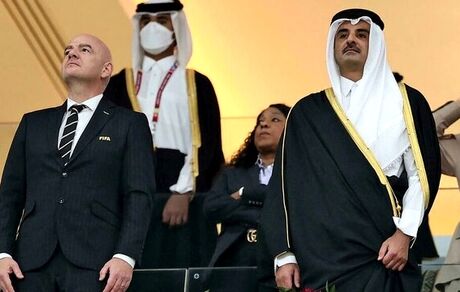 رئیس فیفا باز هم نام جعلی خلیج ع.ر.ب.ی را بکار برد