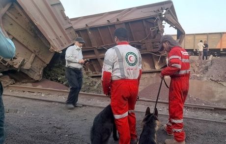 سه فوتی و مصدوم در حادثه قطاری باری مجتمع فولاد بندرعباس