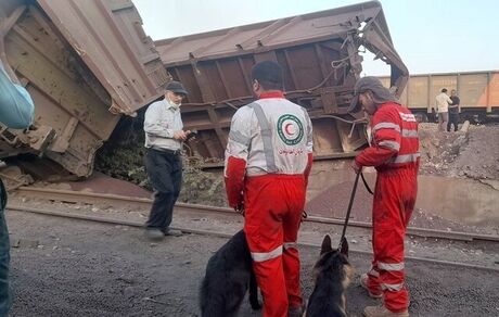 سه فوتی و مصدوم در حادثه قطاری باری مجتمع فولاد بندرعباس