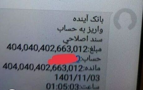 ادامه واریز مبالغ نامشخص نجومی به حساب برخی مشترکان بانکی / این بار همدان