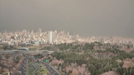 هوای تهران و اهواز در وضعیت ناسالم