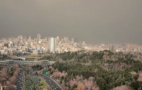 هوای تهران و اهواز در وضعیت ناسالم