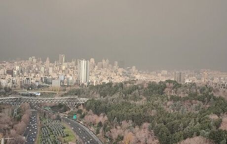 هوای تهران و اهواز در وضعیت ناسالم