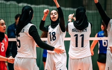 برد تیم والیبال دانش‌آموزی دختران ایران مقابل شیلی