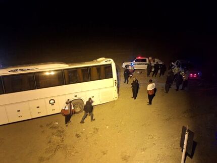 ۲۳ مصدوم در حادثه اتوبوس سبزوار