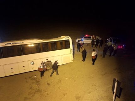 ۲۳ مصدوم در حادثه اتوبوس سبزوار
