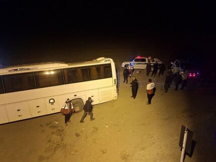 ۲۳ مصدوم در حادثه اتوبوس سبزوار