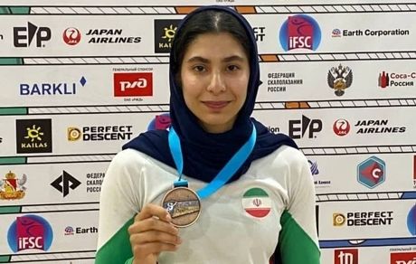 بانوی سنگنورد کشورمان مدال برنز جوانان جهان را کسب کرد