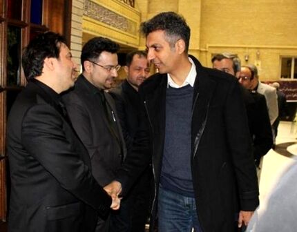 فردوسی‌پور در مراسم یادبود جانباختگان سقوط هواپیمای اوکراینی