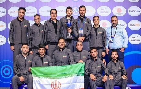 کاپ نایب‌ قهرمانی تیم ملی کشتی آزاد ایران در رقابت جهانی باکو به کشورمان برمی‌گردد