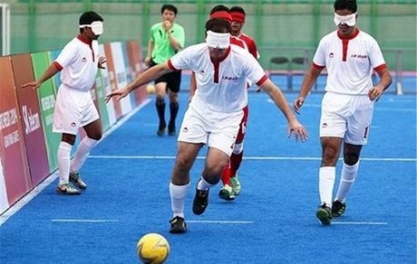 برد تیم ملی نابینایان فوتبال ایران در رقابت‌های جهانی