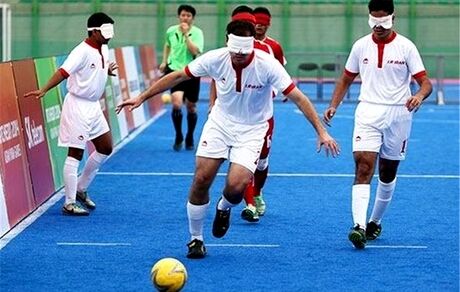 برد تیم ملی نابینایان فوتبال ایران در رقابت‌های جهانی