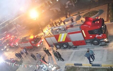 آتش‌سوزی در سازمان هواپیمایی کشوری