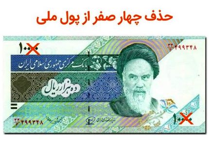 لایحه حذف صفر از پول ملی به جلسه علنی ارجاع شد