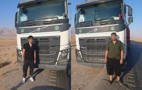 توقیف دو تریلی با رانندگی دو نوجوان ۱۹ و ۲۰ ساله