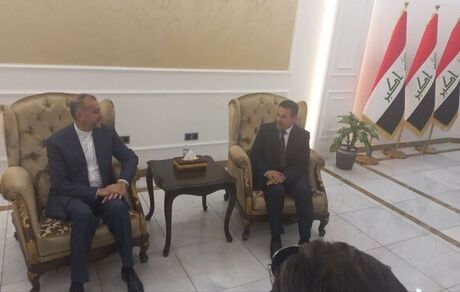 امیرعبداللهیان وارد بغداد شد