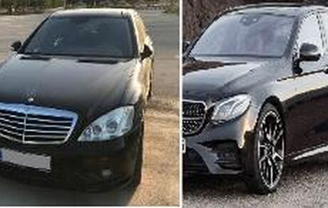 دو مرسدس بنز قاچاق به ارزش ۱۵۰ میلیارد ریال توقیف شدند