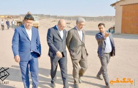 بازدید مدیرعامل گروه مالی بانک مسکن از کارگاه پشتیبانی و معدن رباط کریم شرکت بالاست