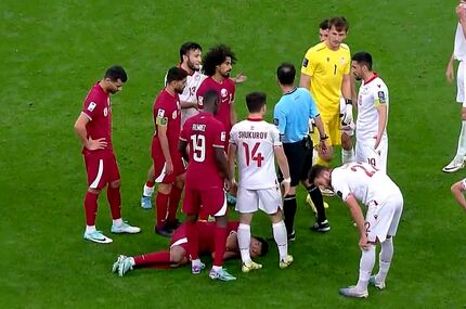 صعود قطر با برد اقتصادی مقابل تاجیکستان به دور دوم جام ملت‌ها قطعی شد