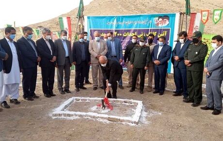 کلنگ‌زنی احداث ۲۰۰ باب مدرسه در مناطق صعب العبور سیستان و بلوچستان