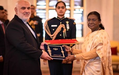 سفیر جدید ایران در هند، استوارنامه‌اش را تقدیم کرد