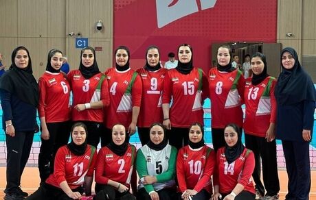 برد تیم ملی والیبال نشسته بانوان ایران مقابل قهرمان آفریقا