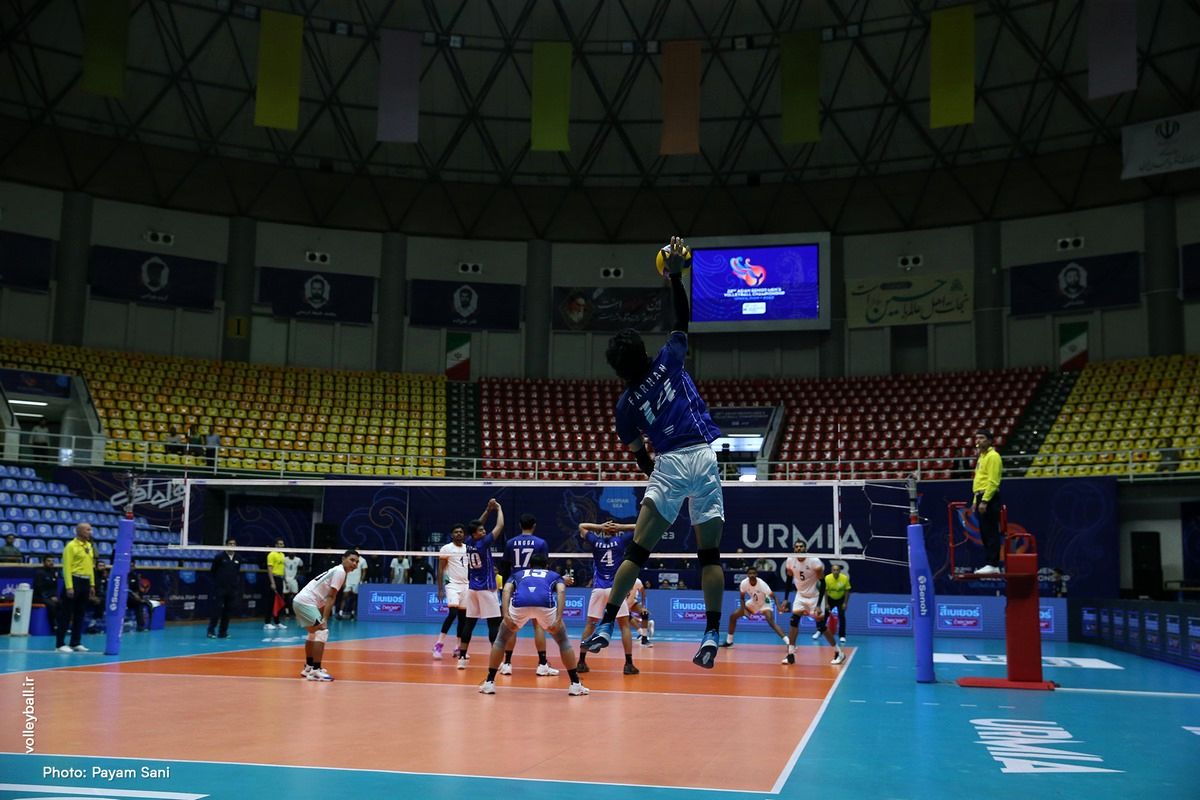 روز پنجم والیبال قهرمانی مردان آسیا در ارومیه