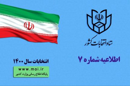 اطلاعیه شماره ۷ ستاد انتخابات کشور در مورد نحوه ثبت‌نام الکترونیک کاندیداها