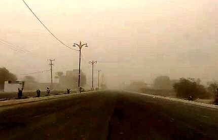 آلودگی هوای بوشهر به وضع خطرناک رسید
