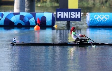 دختر رویینگ کشورمان به جمع نفرات برتر المپیک نرسید