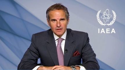 گروسی:آژانس و ایران روی ریل همکاری هستند