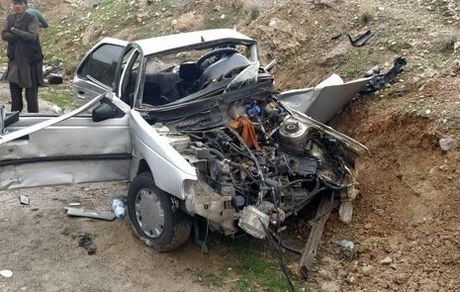 یک کشته و ۱۱ زخمی در پی برخورد وانت مزدا و پراید حامل اتباع افغانی در محور "یاسوج - اصفهان"