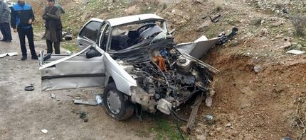 یک کشته و ۱۱ زخمی در پی برخورد وانت مزدا و پراید حامل اتباع افغانی در محور "یاسوج - اصفهان"