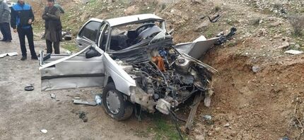 یک کشته و ۱۱ زخمی در پی برخورد وانت مزدا و پراید حامل اتباع افغانی در محور "یاسوج - اصفهان"