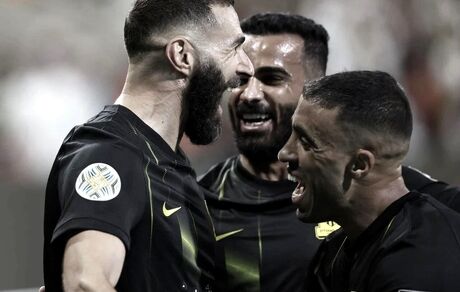 اولین پاس گل بنزما در عربستان