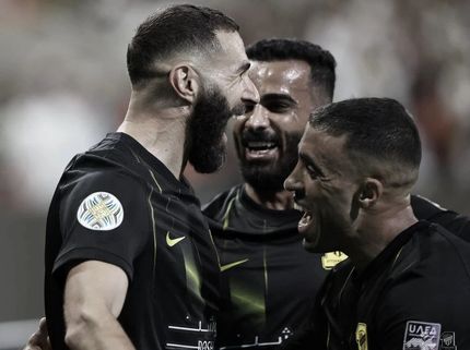 اولین پاس گل بنزما در عربستان