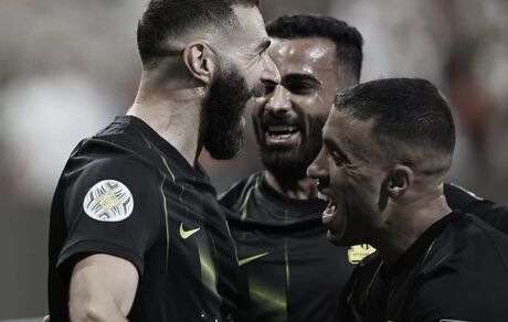 اولین پاس گل بنزما در عربستان