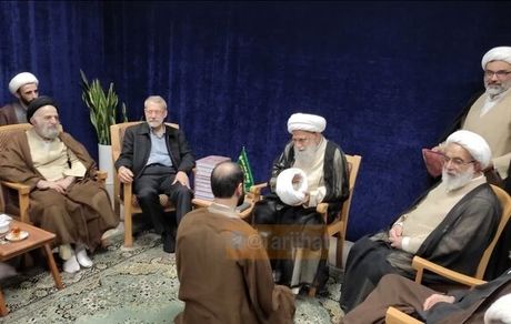 پسر علی لاریجانی معمم شد