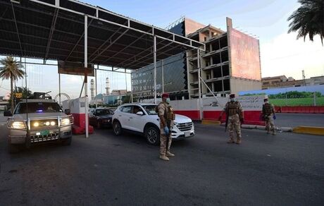 ورودی‌های منطقه سبز بغداد توسط نیروهای امنیتی بسته شد