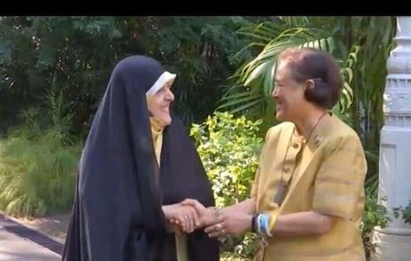 دیدار معصومه ابتکار با خواهر پادشاه تایلند