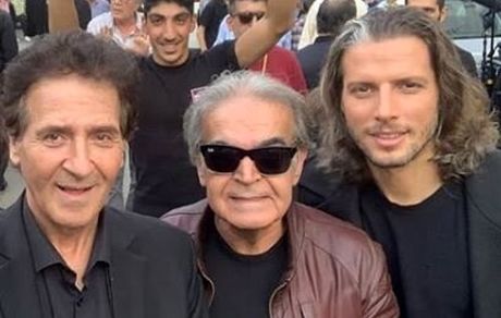 حمید لولایی و فوتبالیست مشهور در صحنه‌ای از یک فیلم تازه